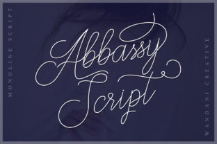 Abbassy Script: A Bold Handwritten Typeface for Editorial Design