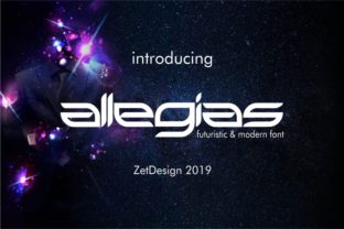 Allegias: A Futuristic Sans Serif Font for Handmade Creators