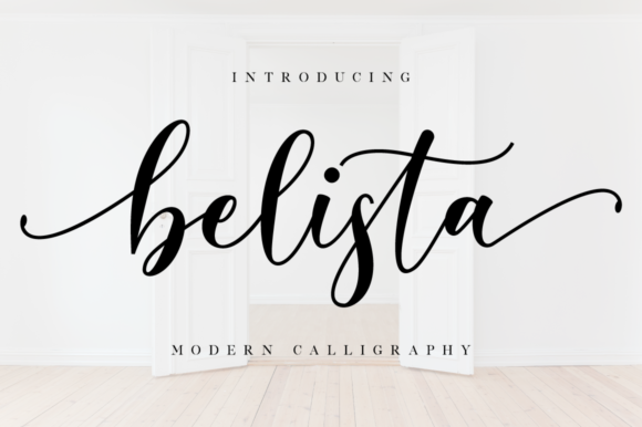Belista Script: A Light, Lively Display Font for Digital Branding