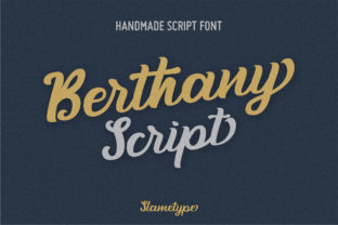 Berthany Handwritten Font for Crafters & Small Shops