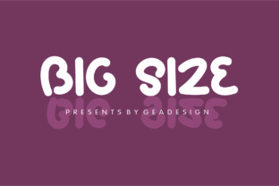 Big Size: A Playful, Chunky Uppercase Font for Editorial Impact