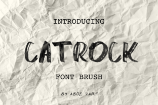 Catrock: A Bold Script Font That Cuts Through the Feed