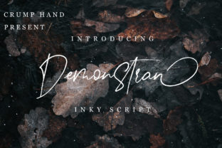 Demonstran: A Light-Handed Script Font for Thoughtful Editorial Design