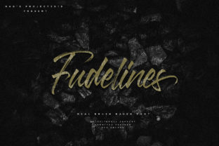 Fudeline: A Bold, Charming Script Handwritten Font for Makers