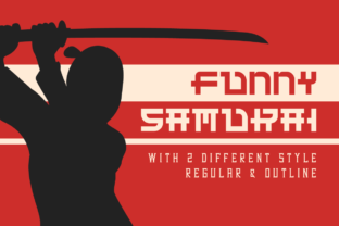 Funny Samurai: A Bold Sans Serif Font for Handmade Creators