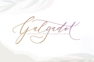 Galgadot: A Handwritten Font That Makes Your Campaign Feel Human