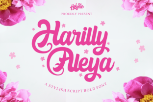 Harilly Aleya: A Script Handwritten Font for Editorial Elegance