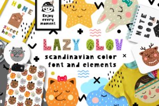Lazy Olov: A Playful, Scandinavian Color Font for Modern Web Design