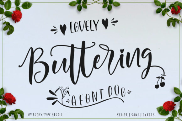 Lovely Buttering: A Handwritten Font That Makes Your Message Stick