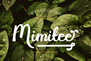 Mimitee: A Handwritten Font That Feels Like a Thoughtful Pause