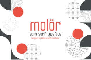 Molor: A Playful Sans Serif Font That Feels Like a Breath of Fresh Air