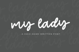 My Lady Font: Elegant Script for Small Business Branding
