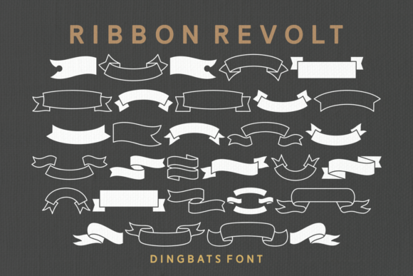 Ribbon Revolt: A Bold, Playful Dingbat Worth Trusting