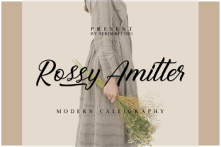 Rossy Amitter: A Modern Handwritten Font for Digital Branding