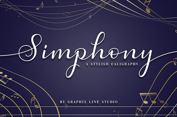 Simphony Font: A Delicate Handwritten Typeface for Trusted Branding