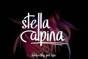 Stella Alpina: A Bold Script Font That Commands Attention