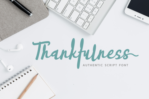 Thankfulness: A Handwritten Font That Feels Like Your Brand’s Voice
