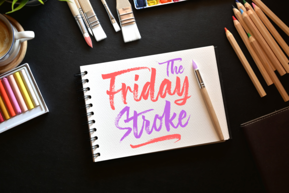 The Friday Stroke: A Handwritten Font That Feels Like a Sigh of Relief