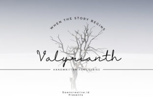 Valyrianth: A Handwritten Font That Feels Human on Screen