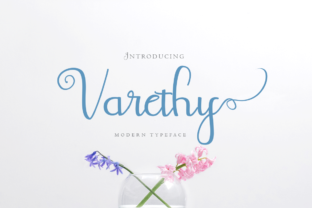 Varethy: A Light, Romantic Handwritten Font for Digital Brands