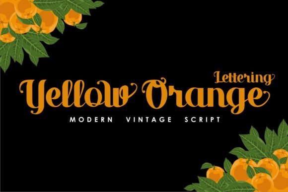 Yellow Orange Font: A Handwritten Touch That Builds Trust